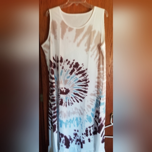 TIE DIED  MAXI DRESS new - Picture 2 of 4